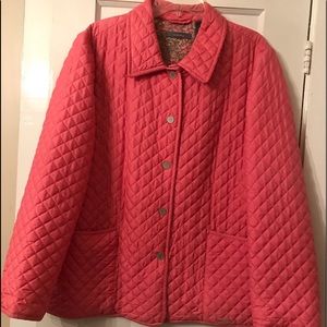 Liz Claiborne XL coral jacket